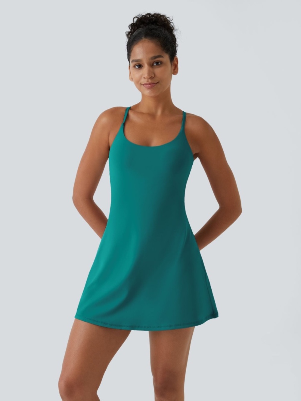 HALARA SoftlyZero™ Plush Backless Active Dress-Easy Peezy Edition- NWT- Size LG